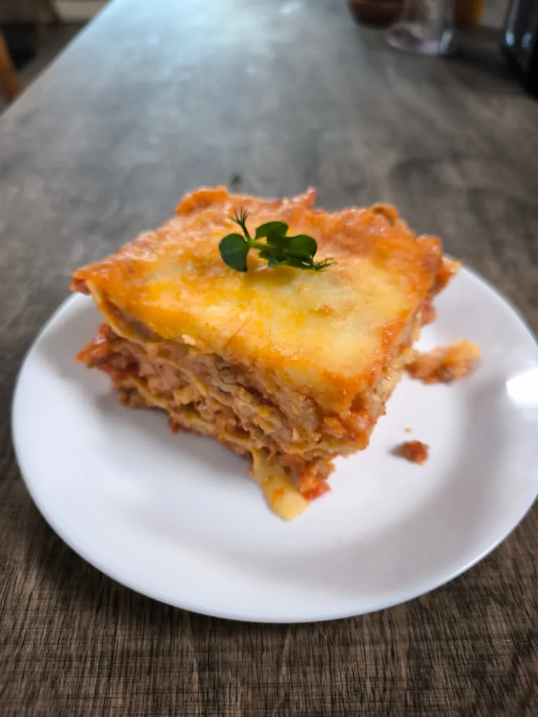 Lazanja ar cūkgaļu